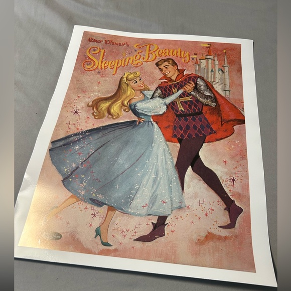 Retro style Sleeping Beauty Poster - Picture 2 of 2